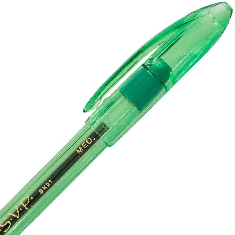 Pentel BK91CRBP8M R.S.V.P. Stick Ballpoint Pen, 1mm, Assorted Barrel, Assorted