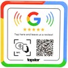 Acrylic Sheet Google NFC and QR Sticker NFC Sticker Google