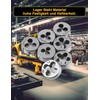 ZLXHDL Tap and Die Set, 8-Piece Thread Die Made of