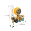 Operitacx Energy Saving Fall Argon Gas Regulator with Pressure Gauge