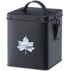 LOGOS 81340201 Metal Palm Box, Black, Approx. Width 5.3 x