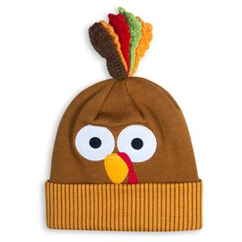 Gone For a Run Turkey Beanie Hat - Thanksgiving Hat - Turkey Trot Beanie