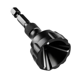 UIHRLM Chamfer Tool, Deburring External Chamfer Tool with 1/4 Inch Hex Shank and Tungsten Steel Blade, 3 to 20MM Quick Release Deburring Tools Chamfering Drill for Pipes, Metal Rod, Screws, Bolts