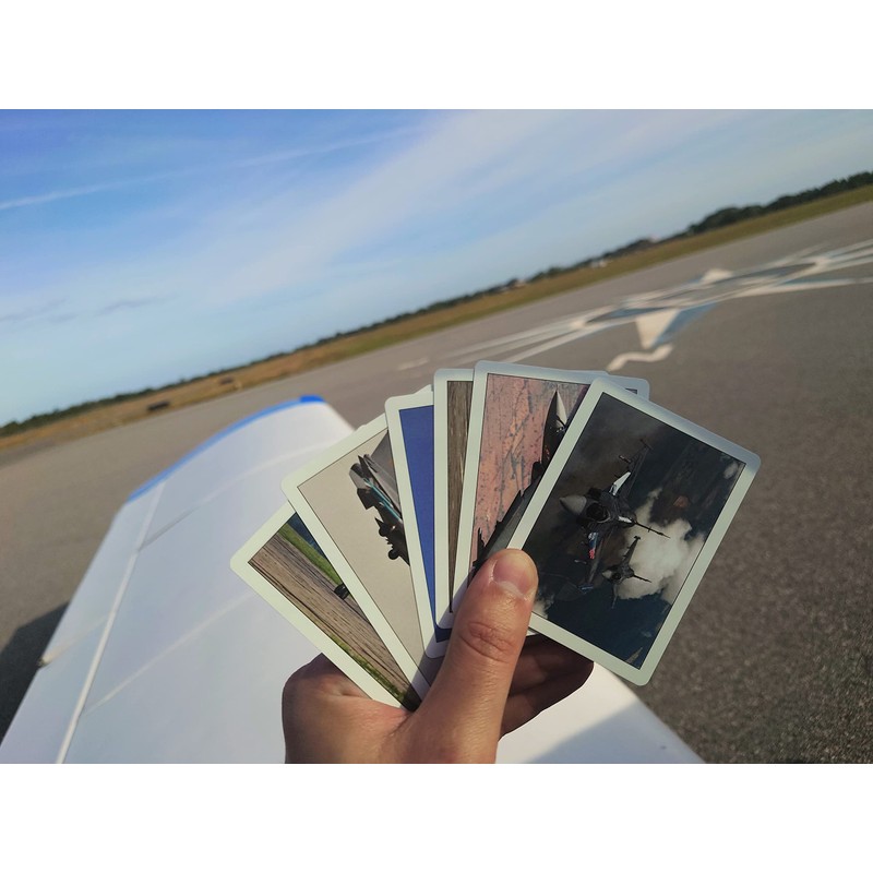 Fighter Jet Flash Cards -Educational Airplane Flash Cards for Pilots,