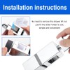 Adjustable Shower Bracket, Shower Head Holders, No Drilling Slip-On Design