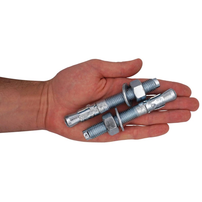 SKIR'CO (Pack of 4) Galvanised Wedge Anchors M16 x 120