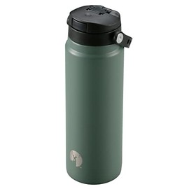 Captain Stag UE-3546 Sports Bottle, Direct Drinking, Double Stainless Steel Bottle, Vacuum Insulated, Hot and Cold Insulated, HD One-Touch Bottle, 20.3 fl oz (600 ml), Olive Drab UE-3546, Product