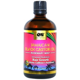 ON NATURAL Jamaican Black Castor Oil [Rosemary Mint] 4 oz