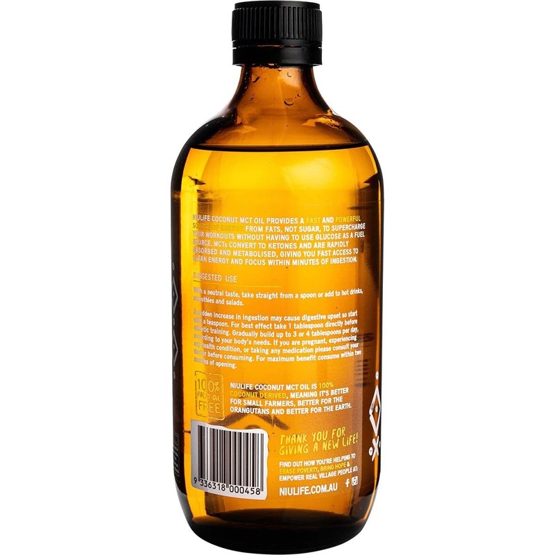 Niulife Coconut MCT Plus+ Oil 500 ml