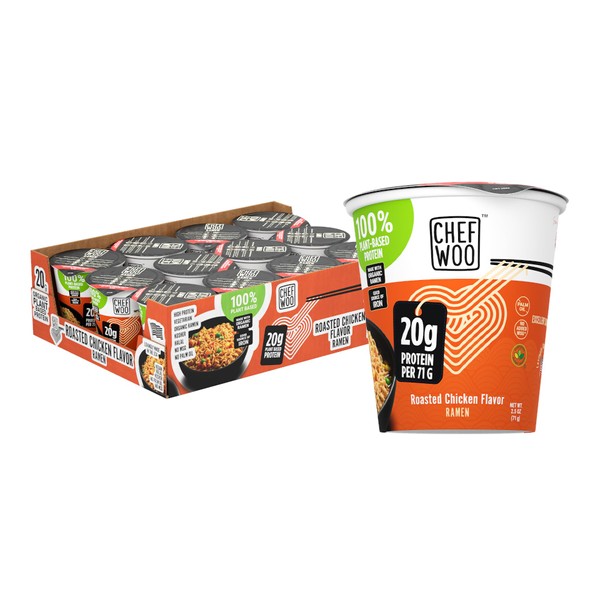 CHEF WOO CHEF WOO Roasted Chicken Ramen Cup High Protein