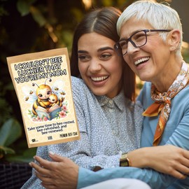 Couldn’t Bee Luckier Bath Soak for Moms Rest Refresh Renew Womens Relaxation Gifts for Mothers from Kids, Rose