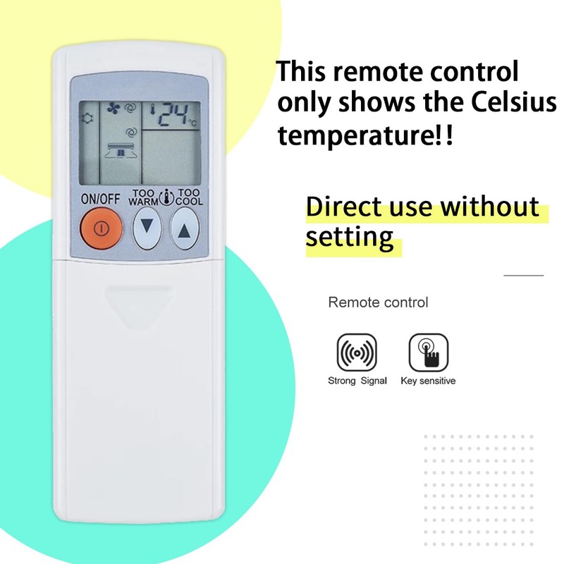 Replacement Remote Control for Mitsubishi Electric Mr Slim Air Conditioner