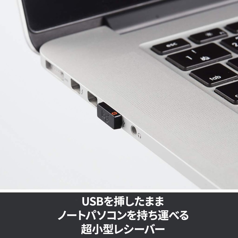 Logicool Unifying Receiver RC24-UFPC2 USB Wireless RC24-UFPC for Windows, Mac