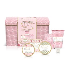Baylis & Harding Royale Garden Rose, Poppy & Vanilla Luxury Pamper Keepsake Tin Gift Set (Pack of 1) - Vegan Friendly