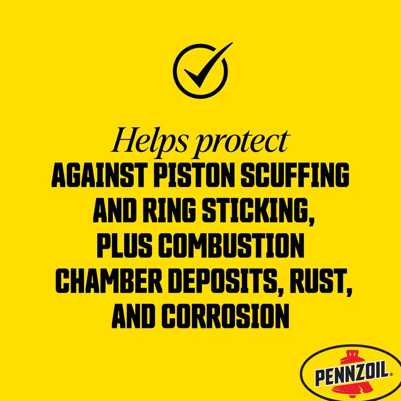 Pennzoil Marine Premium Plus 2-Cycle Synthetic Blend Engine Oil, 1
