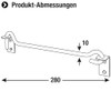 Connex DYB2000471 Storm Hook Diameter 10 x 280 mm with