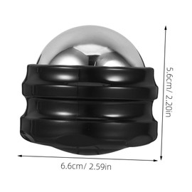 Beavorty Stainless Steel Muscle Roller for Neck Shoulder Back Leg Ice Massage Ball Handheld Body Massager
