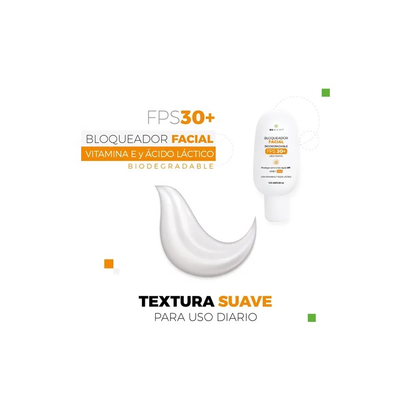 Protector Solar Facial Beohemp Fps 30 Crema 100 Ml