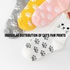 Aliangting 5 Pairs Adorable Women Socks Cute Cat Cotton Socks