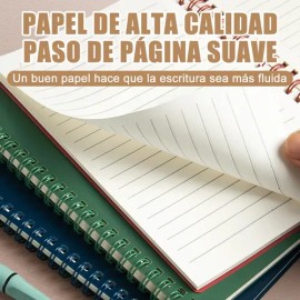 5pzs Libreta Pasta Dura Profesional,cuaderno En Espiral A5                                                                                            