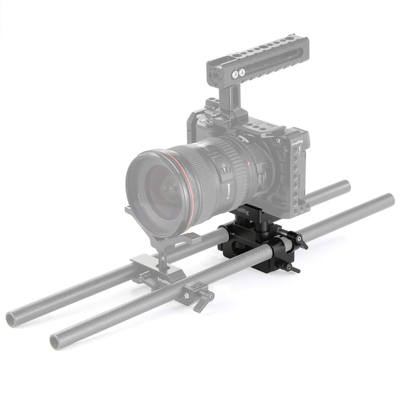 SmallRig 15mm Rod Support System Baseplate with Arca-Swiss QR Plate