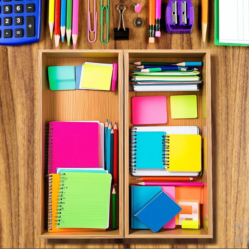 guiogc Silverware Drawer Organizer, Silverware Utensil Tray Holder, Wood Storage