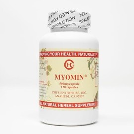 Chi's Enterprise 120 Piece Myomin Promotes Healthy Hormone Levels 500mg Capsules