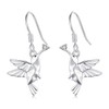 Kootwo Hummingbird Dangle Earrings 925 Sterling Silver Hummingbird Earrings for