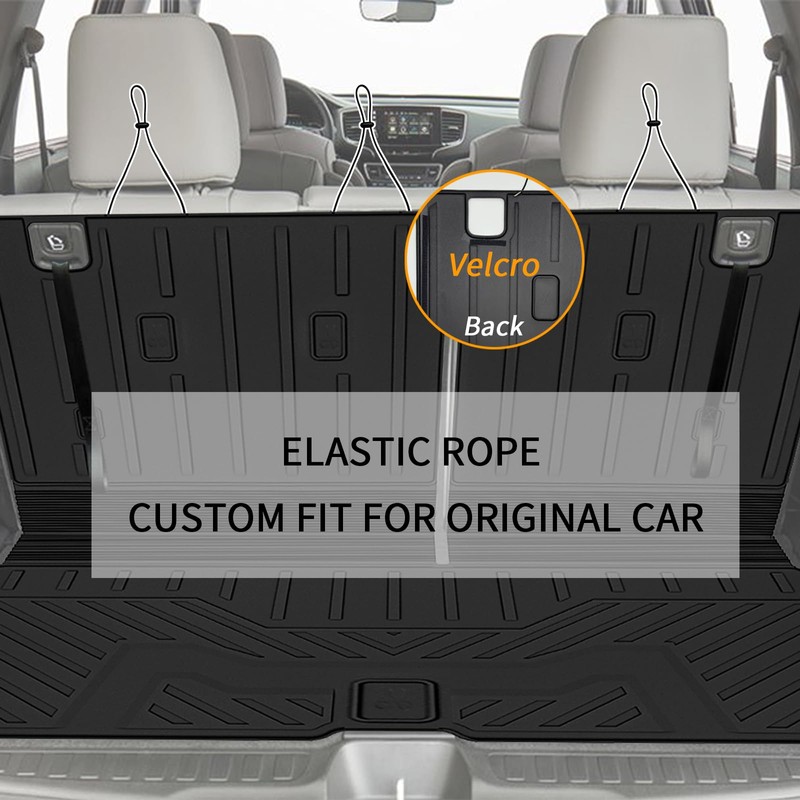 apttpas Cargo Mat Compatible with Honda Pilot 2016-2025 Trunk Mat