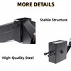 ZSHIGANMA 2x4 Steel Target Stand Base and Target Hanger Mounting
