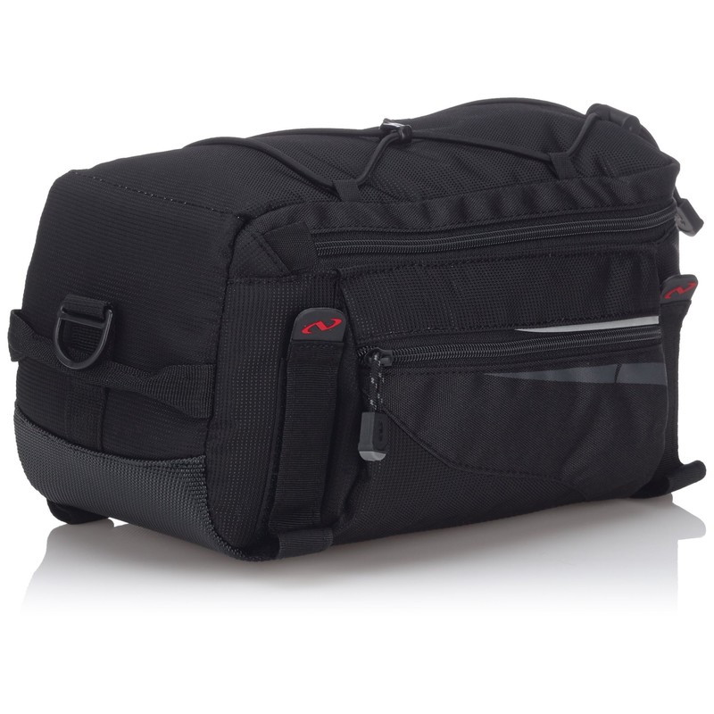 Norco 0248AS Fahrradtasche Idaho Gepäckträgertasche, Schwarz, 31 x20x17cm,7.5Liter