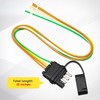 Oyviny 4 Pin 5 Wire Trailer Wiring Harness 18 Inches,