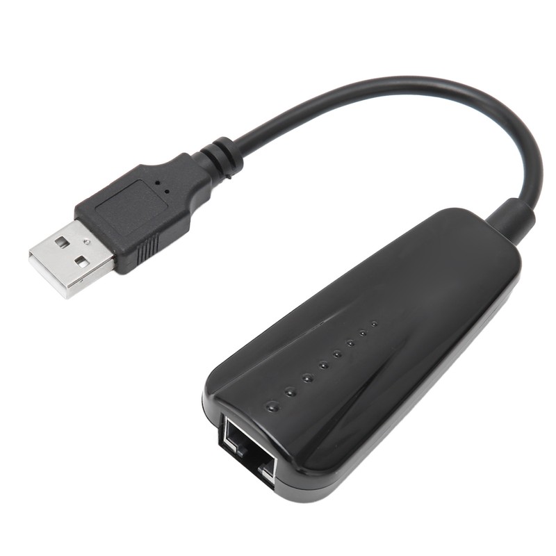 USB to Ethernet Adapter USB 2.0 to 10/100Mbps Pluggable LAN