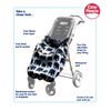 BundleBean Children’s Wheelchair Cosy – Fleece‑Backed Waterproof Nylon, Front Hand-Warming