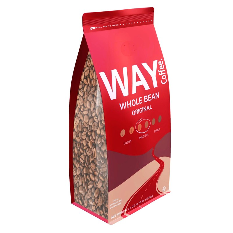 WAY Coffee Medium Roast Whole Bean Coffee - The Original