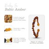 Baby J's - Cognac Coloured Bracelet/Anklet - Premium Amber Bracelet