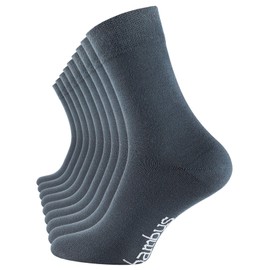 Vincent Creation 6-9 Pairs Bamboo Socks Unisex Bamboo Socks for Men and Women Hand Linked Lace - 43-46