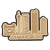 Printtoo Custom Souvenir Engraved Wooden Johannesburg Africa City Fridge Magnet