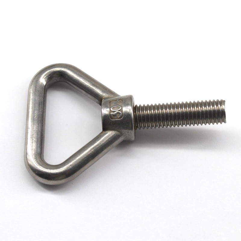 (4 Pieces) M8x85mm Triangular Lifting Eye Bolt Machine Bolt 304