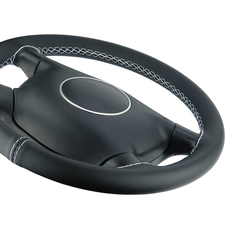 L&P A271-2-G3 Steering Wheel Cover Genuine Leather Steering Wheel Cover
