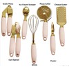 White & Gold Kitchen Tools and Gadgets - Luxe 7PC