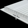 Fits 6x6 Duct Opening 4 Way Steel Air Supply Diffuser