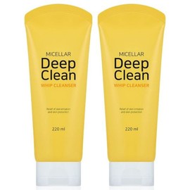 (NS홈쇼핑)터치미 딥 클린 미셀라 휩 폼클렌저 220ml 2개29617183 (NS Homeshopping) Touch Me Deep Clean Micellar Whip Foam Cleanser 220ml 2-Pack