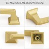 Haidms 10 Pack Gold Drawer Pulls Brushed Gold Cabinet Pulls