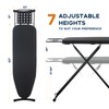 Ironing Board Full Size, RAINHOL 54"x13" Heavy Duty Compact Iron