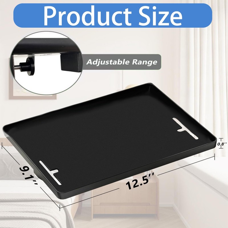HIKENRI Bedside Table Organiser,Bedside Shelf For Bunk & Loft Beds
