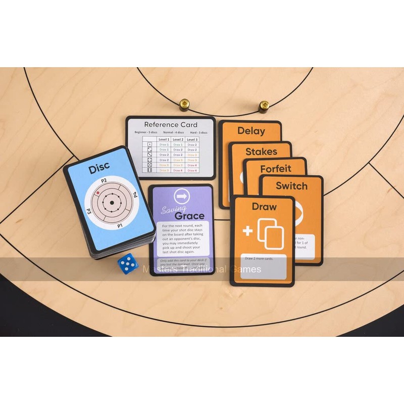 Tracey Crokinole Cards - Board and Discs Not Included