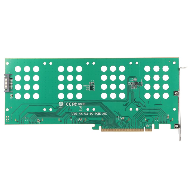 Riser Card PCIE3.0 X16 M.2 U.2 SSD Hard Drive Expansion