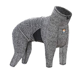 Kurgo Dog Onesie Body Warmer | Bodysuit for Dogs | Recovery Suit | Pet Pajamas | Reduce Anxiety | Contains Shedding | Leash Opening | Reflective | Stowe Base Layer | For Small, Medium, Large Dogs