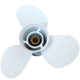 DLNIG 11 1/8x13-G Boat Moto Aluminum Propeller - for Yamaha Outboard Engines 30HP 40HP 50HP 60HP Replace 69W-45945-00-00 663-45945-02-EL,13 Spline Tooth - Aluminum Outboard